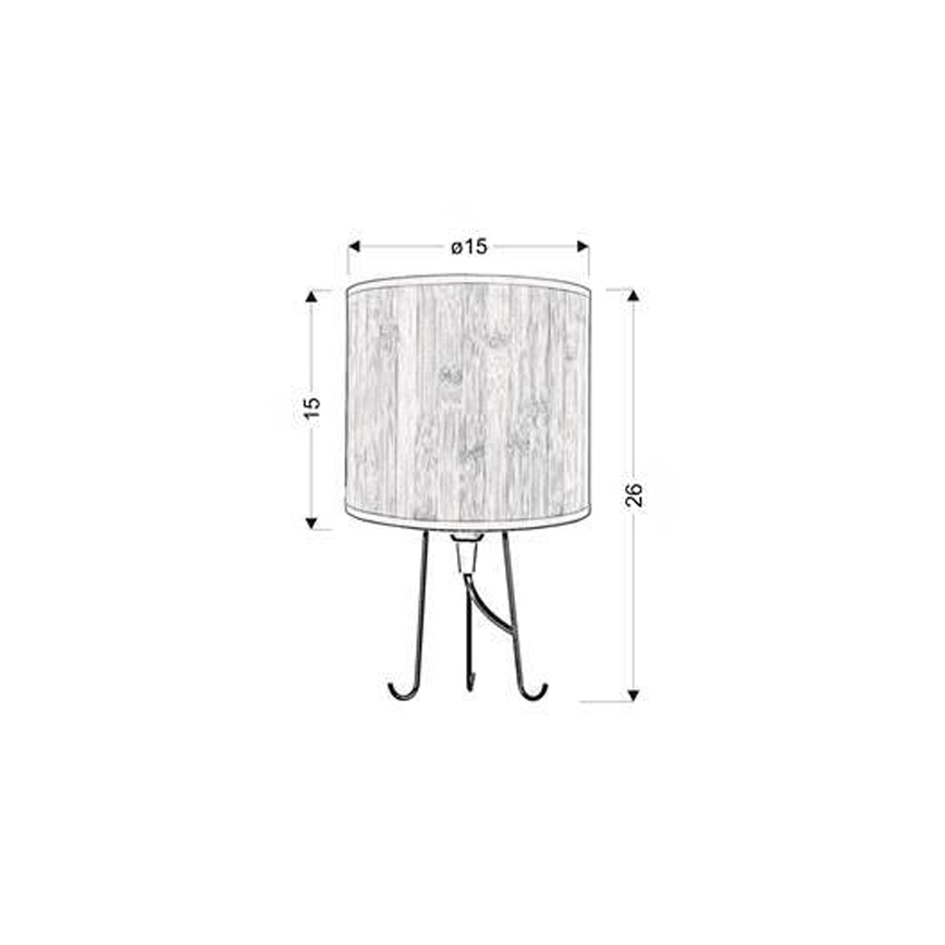 Lampe de table ADORA 1xE14/40W/230V pin