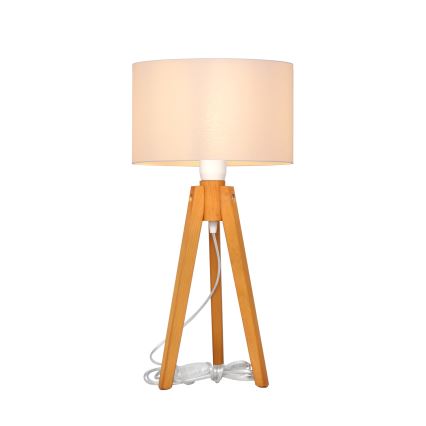 Lampe de table ALBA 1xE27/15W/230V blanc/chêne