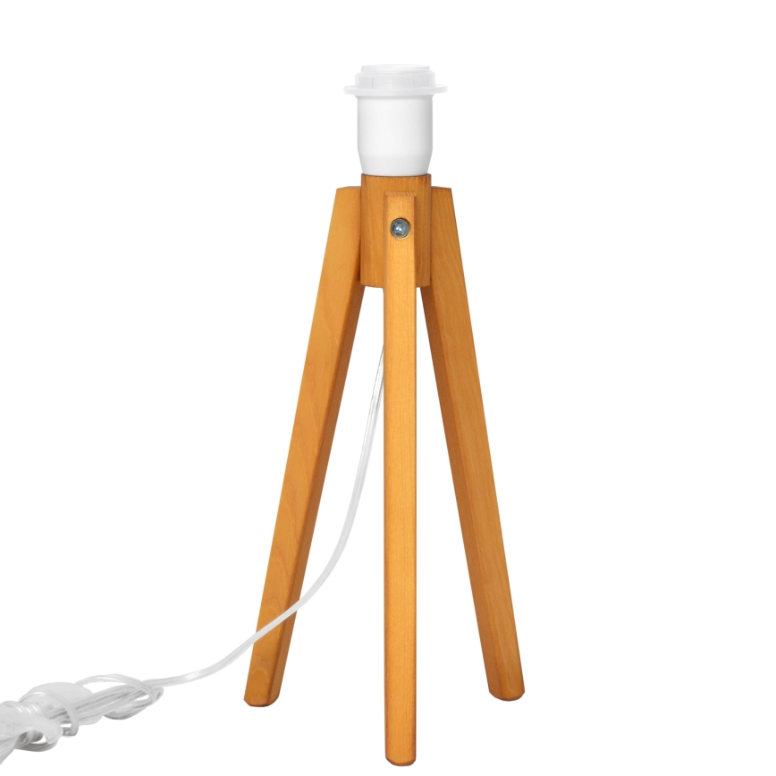 Lampe de table ALBA 1xE27/15W/230V blanc/doré/chêne