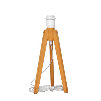Lampe de table ALBA 1xE27/15W/230V blanc/doré/chêne