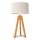 Lampe de table ALBA 1xE27/15W/230V crème/chêne