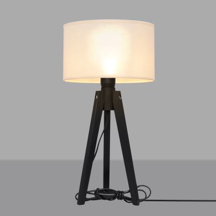 Lampe de table ALBA 1xE27/15W/230V crème/pin