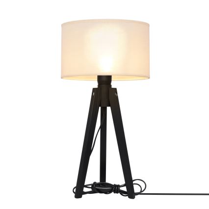 Lampe de table ALBA 1xE27/15W/230V crème/pin