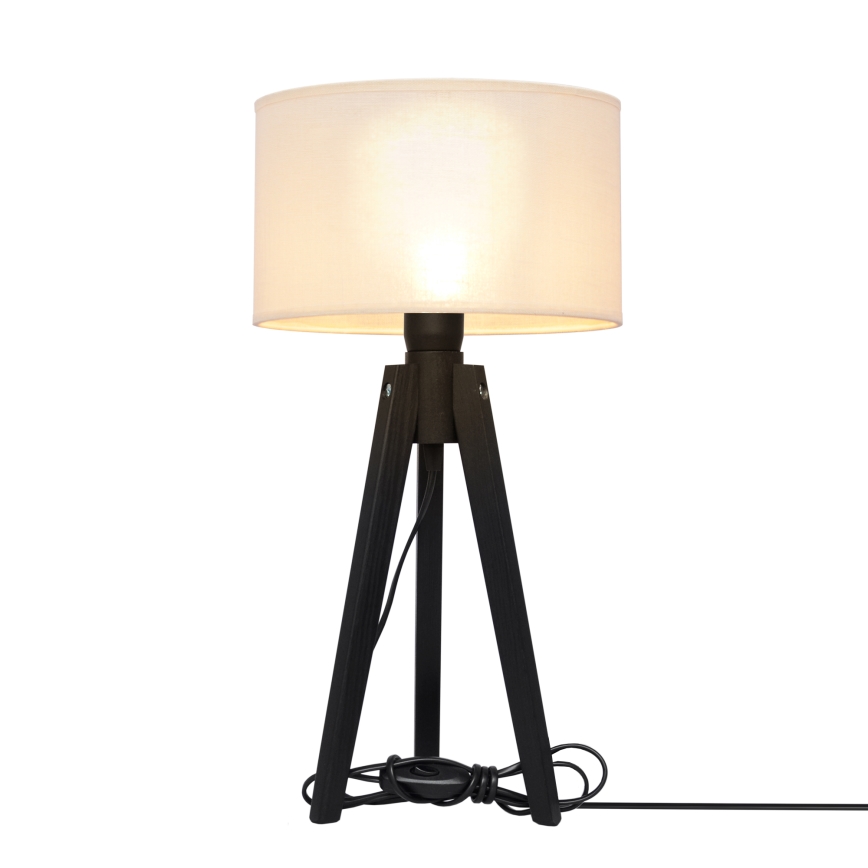 Lampe de table ALBA 1xE27/15W/230V crème/pin