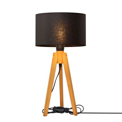 Lampe de table ALBA 1xE27/15W/230V noir/chêne