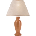 Lampe de table AMFORA 1xE27/60W/230V marron/hêtre