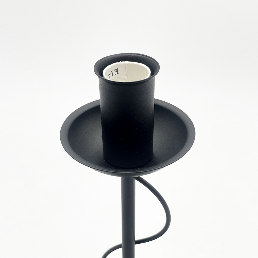 Lampe de table ANTON 1xE14/60W/230V noire