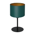 Lampe de table ARDEN 1xE27/60W/230V d. 18 cm vert/doré