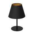 Lampe de table ARDEN 1xE27/60W/230V d. 20 cm noir/doré