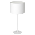Lampe de table ARDEN 1xE27/60W/230V d. 25 cm blanc