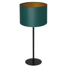 Lampe de table ARDEN 1xE27/60W/230V d. 25 cm vert/doré