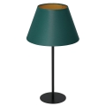 Lampe de table ARDEN 1xE27/60W/230V d. 30 cm vert/doré