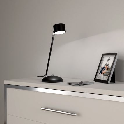 Lampe de table ARENA 1xGX53/11W/230V noir/chrome brillant