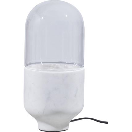 Lampe de table ASEL 1xE27/25W/230V marbre blanc
