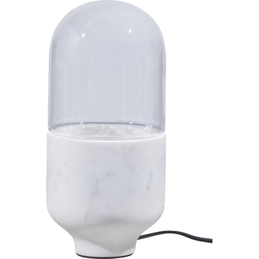 Lampe de table ASEL 1xE27/25W/230V marbre blanc