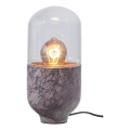 Lampe de table ASEL 1xE27/25W/230V marbre gris/marron