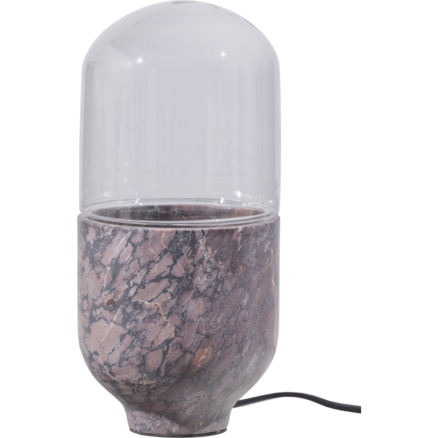 Lampe de table ASEL 1xE27/25W/230V marbre gris/marron