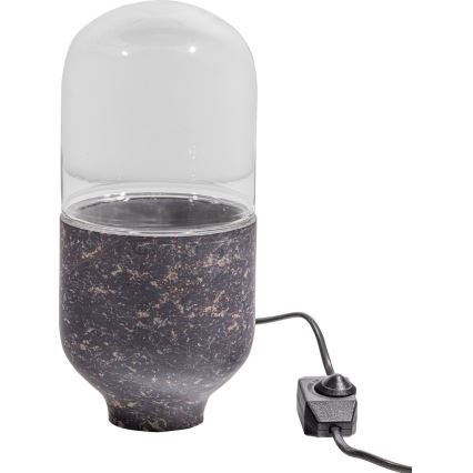 Lampe de table ASEL 1xE27/25W/230V marbre gris/marron