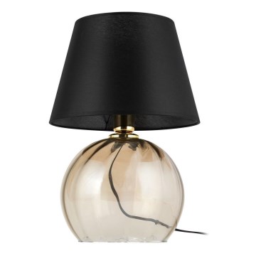 Lampe de table AUREA 1xE27/15W/230V noir/beige