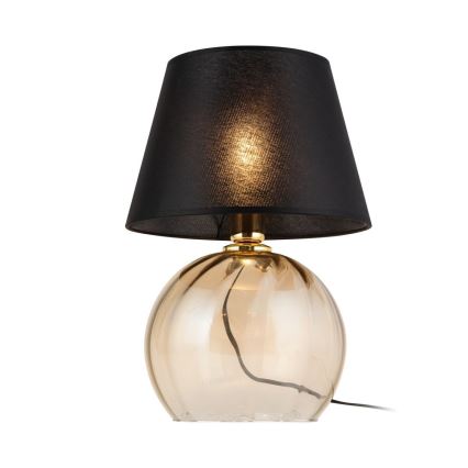 Lampe de table AUREA 1xE27/15W/230V noir/beige