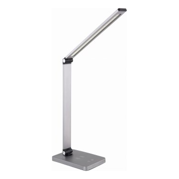 Lampe de table avec chargeur sans fil LED/10W/230V 3000/4000/4500/5000/6000K chrome mat