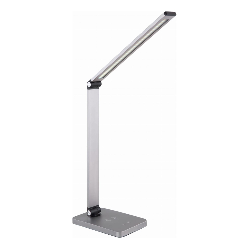 Lampe de table avec chargeur sans fil LED/10W/230V 3000/4000/4500/5000/6000K chrome mat