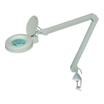 Lampe de table avec loupe LED/5W/230V 6000K blanc