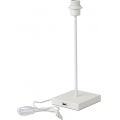 Lampe de table avec port USB, 1x E27/15W/230V, blanche