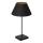 Lampe de table avec port USB 1xE27/60W/230V noir