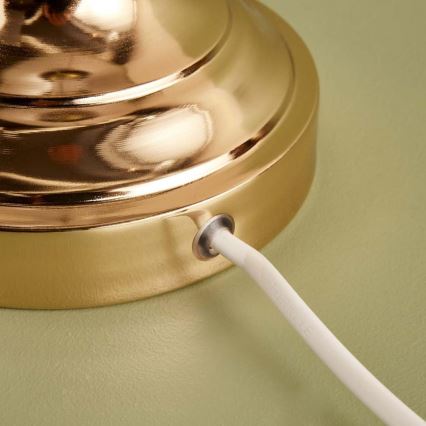 Lampe de table AYD 1xE27/40W/230V beige/dorée