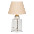 Lampe de table AYD 1xE27/40W/230V beige/transparente