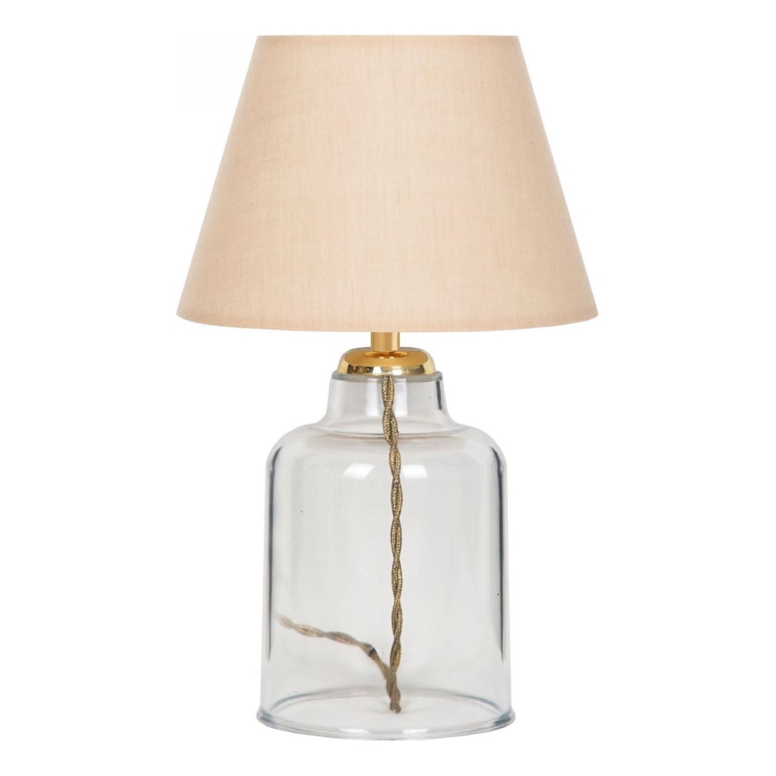 Lampe de table AYD 1xE27/40W/230V beige/transparente