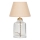 Lampe de table AYD 1xE27/40W/230V beige/transparente