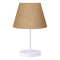 Lampe de table AYD 1xE27/40W/230V marron/blanc