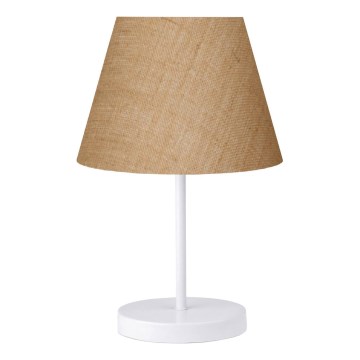 Lampe de table AYD 1xE27/40W/230V marron/blanc