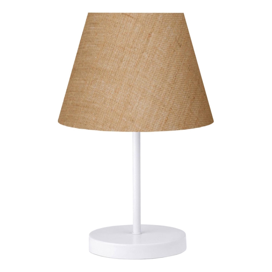 Lampe de table AYD 1xE27/40W/230V marron/blanc