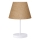 Lampe de table AYD 1xE27/40W/230V marron/blanc