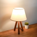 Lampe de table AYD 1xE27/40W/230V marron/crème