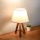 Lampe de table AYD 1xE27/40W/230V marron/crème
