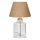 Lampe de table AYD 1xE27/40W/230V marron / transparente