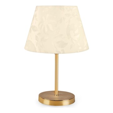 Lampe de table AYD 1xE27/60W/230V beige/doreé