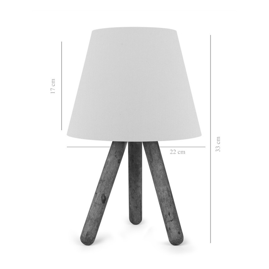 Lampe de table AYD 1xE27/60W/230V beige