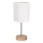 Lampe de table BENITA 1xE27/60W/230V 30 cm blanc/chêne