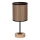 Lampe de table BENITA 1xE27/60W/230V 30 cm marron/chêne
