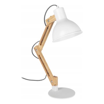 Lampe de table blanche 1xE27/40W/230V