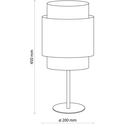 Lampe de table BOHO 1xE27/15W/230V noire/rotin