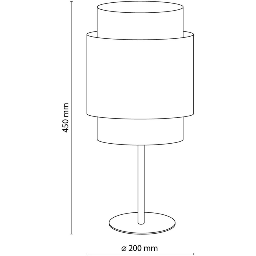 Lampe de table BOHO 1xE27/15W/230V noire/rotin
