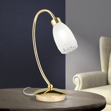 Lampe de table CARLA 1xG9/28W/230V dorée
