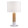 Lampe de table CARROL 1xE27/40W/230V blanche/marron