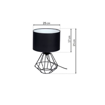 Lampe de table COLIN 1xE27/60W/230V